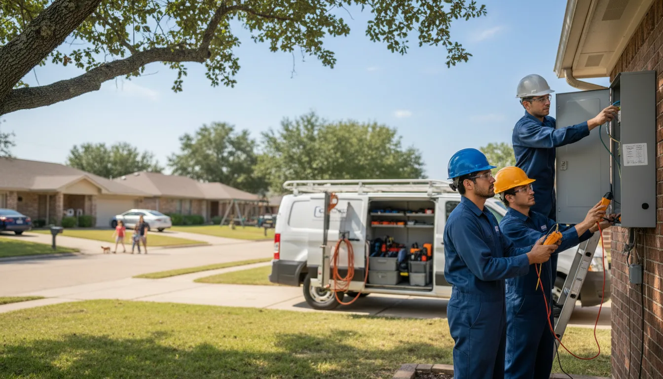 Certified electrician providing emergency electrical services in Balmorhea, TX